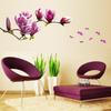 Magnolia Flower Home Household Room Wall Sticker Mural Decor Decal Removable New