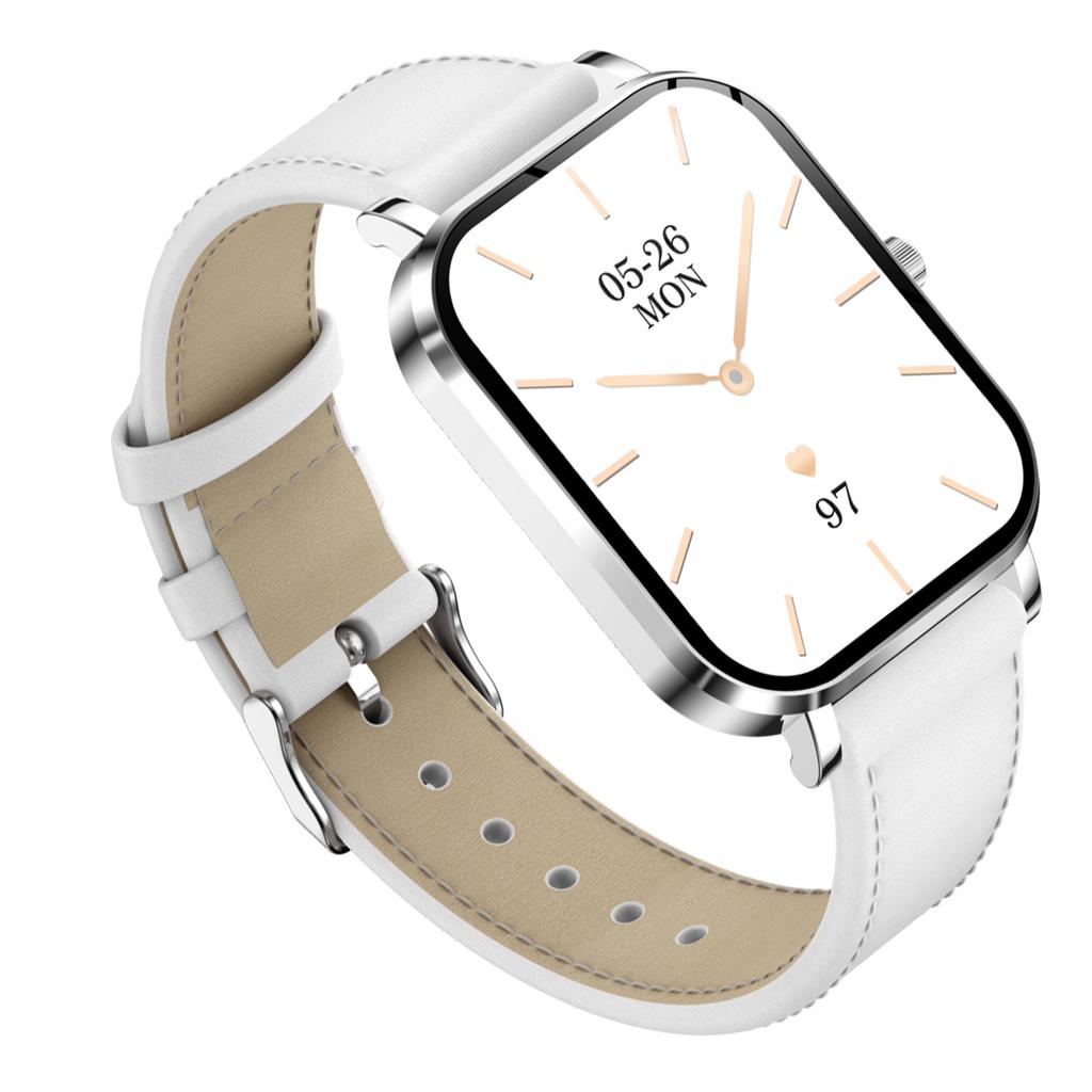 Women S Smart Sports Watch with Metal Body 1.75 Display Support Calls Health Monitoring