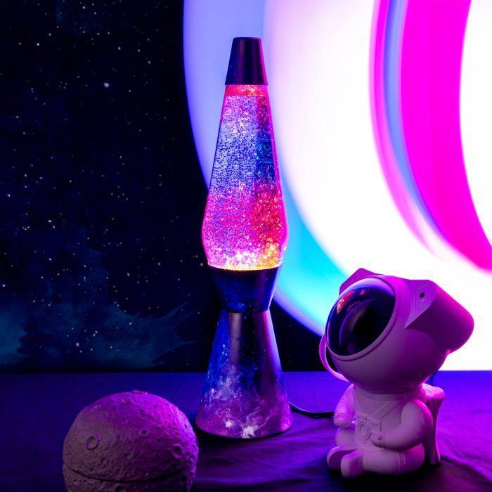 Lampe à lave - fisura - galaxy - multicolore - 25w - 40 cm
