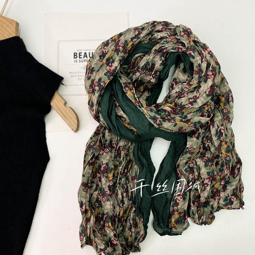 Soft And Skin-friendly Cotton And Linen Scarf For Decorating The Neck