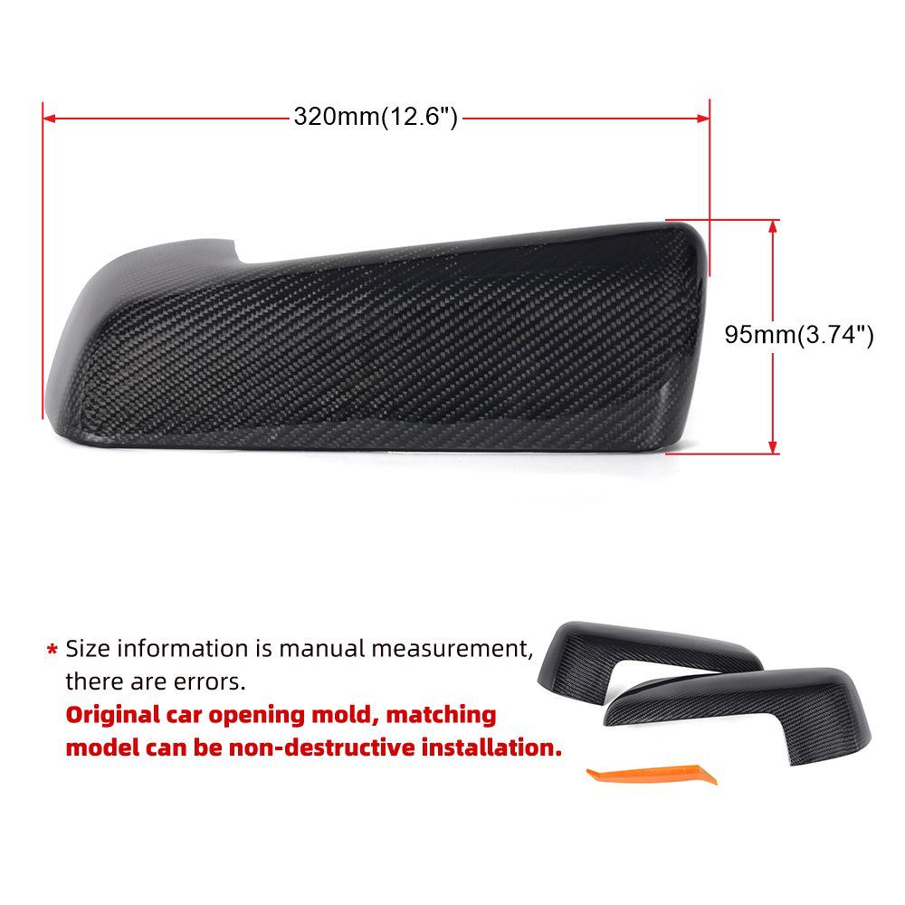 Chevrolet Silverado & GMC Sierra 19-23 Carbon Fiber Mirror Cover
