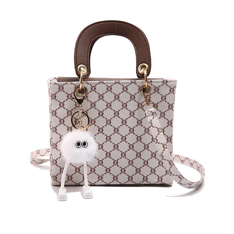 2024 Vintage Blumenhandtasche: Stilvolle Damen Schulter- & Umhängetasche für vielseitiges, elegantes Pendeln