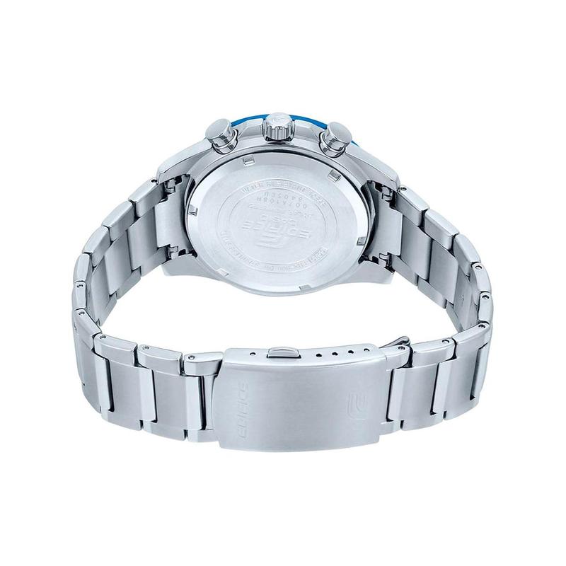 Casio EDIFICE Classic Three-needle Chain Quartz Movement Stainless Steel Strap Japanese and Korean Watch Men's Watch Black Dial EQS-900DB-2A