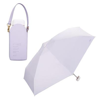 Parasol Blackout Pochette Tiny Lavender Light Blocking UV Cut Both Sun and Folding Umbrella for Commuting To Work or Ladies [2025] Wpc. 100%