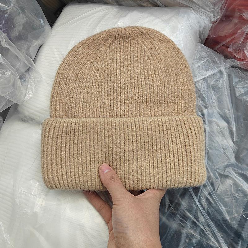 Winter Hats For Women Men Unisex Beanies Luxury Rabbit Fur Thermal Hat Soft Thick Keep Warm Casual Bonnet Baggy Cap New