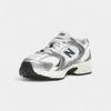 New Balance 530 Silver Metallic Black Cement