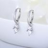 Fine Jewelry 925 Sterling Silver Earrings 14k 18K Gold Plated Earrings Women Cubic Zirconia Hoops Huggies Earring
