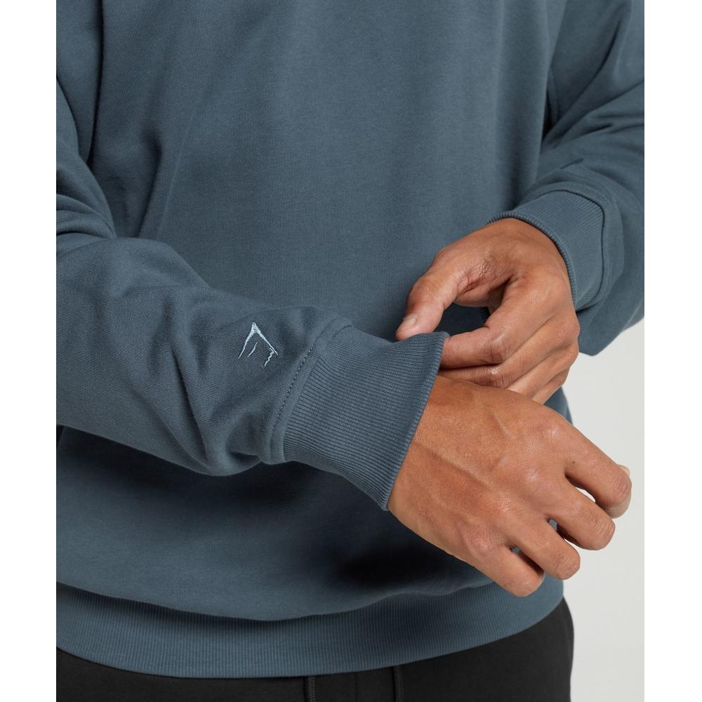 Gymshark Rest Day Essential Crew Titanium Blue A6a2l Ucmq