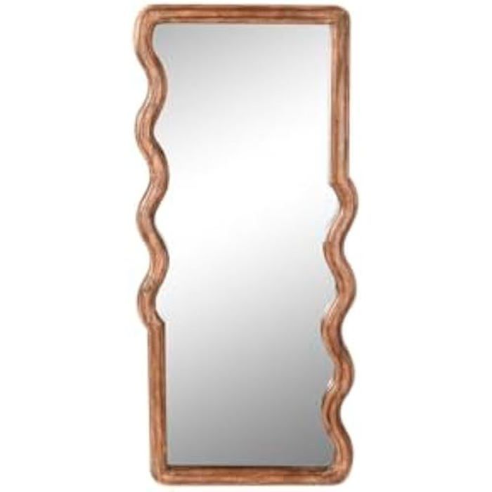 Home ESPRIT Miroir Mural Marron En Bois De Poignée Urbaine 44 X 3 X 100 Cm