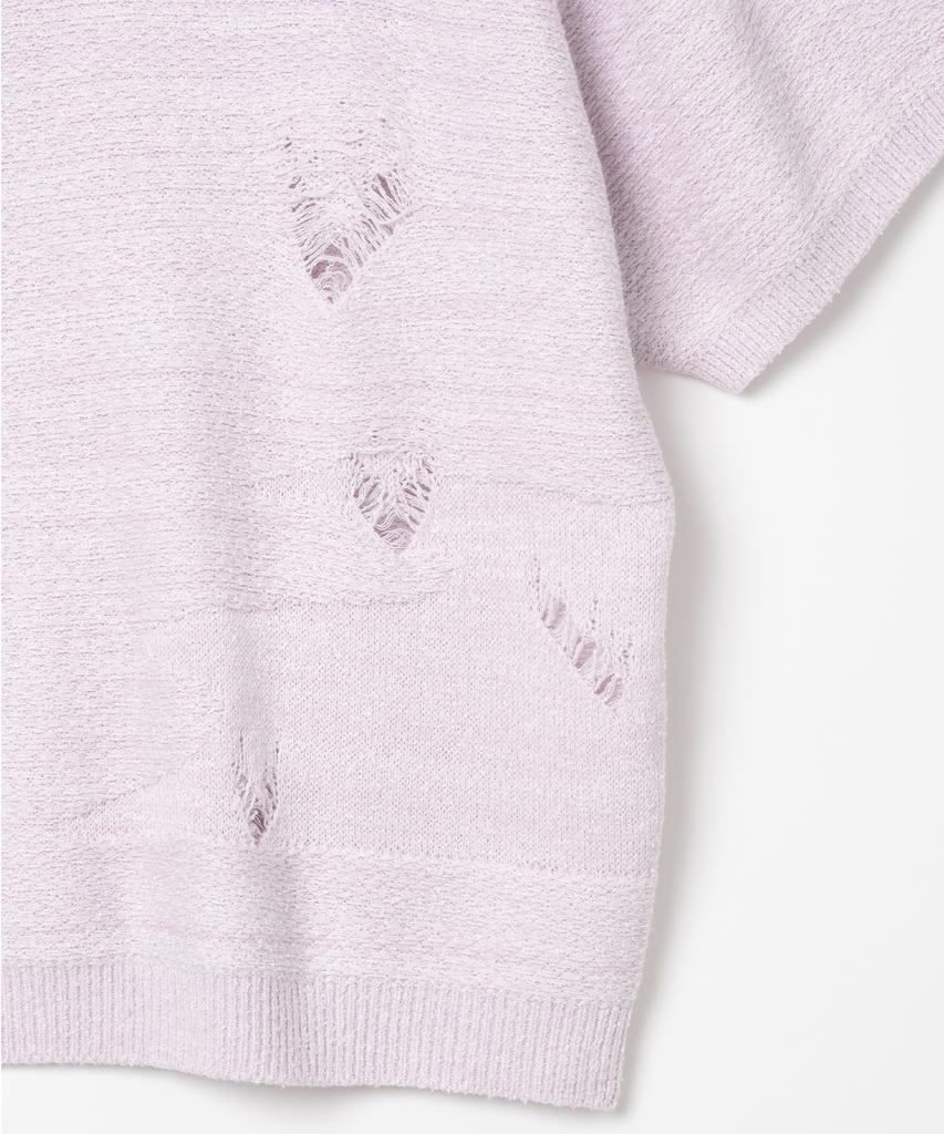 MILLO ARCHIVE Crash Comfort Collar Knit [Lavender]