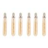 2 PCS E14 LED Light Bulb 3w Golden Tubular Bulb for Pendant Wall Scones Tube Light Bulbs Desk Lamp