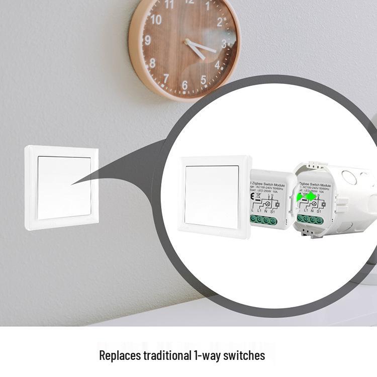 Tuya Zigbee Alexa-Enabled Smart WiFi Switch Module for Voice and APP Control