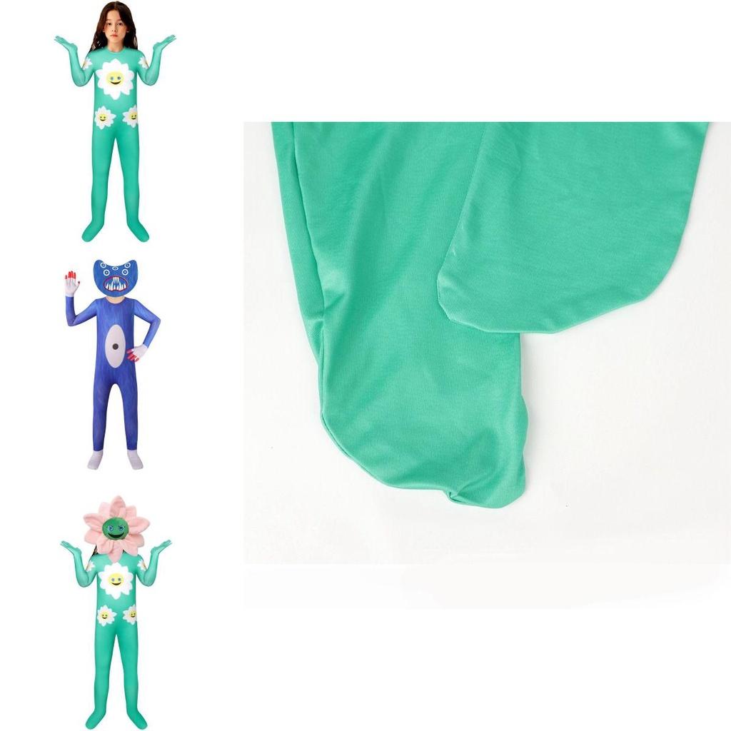 Autentyczny kostium cosplay Huggy Wuggy z Poppy Playtime dla dzieci strój na Halloween Boże Narodzenie
