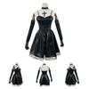 Stylish Misa Amane Death Note Anime Cosplay Black Dress For Halloween And Parties