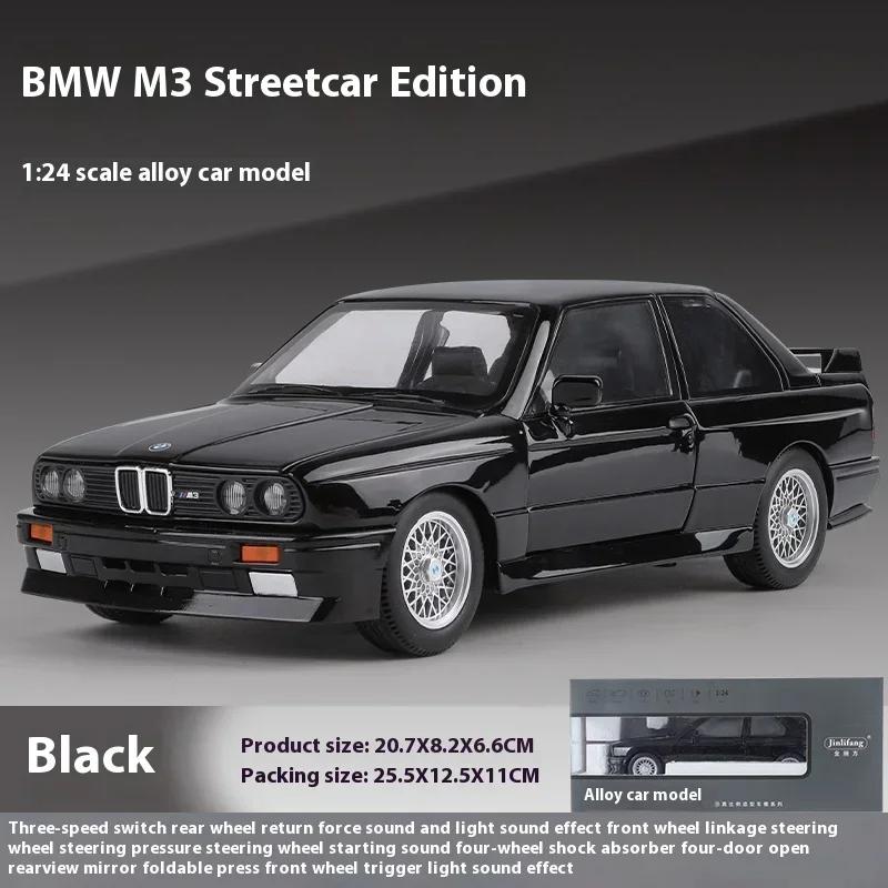1:24 1988 M3 E30 Modified Classic Racing Vehicle Alloy Diecast Painting Model Car Private Collectibles Goods For Wholesale F