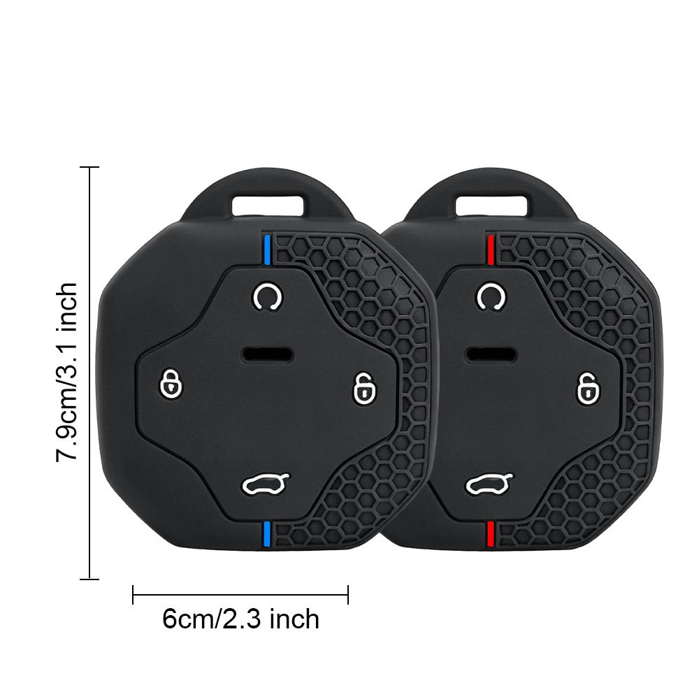 Keychain Silicone Car Key Case Cover Protective For Chery Jetour To Genesis Traveller T2 X90 X70 X95 Dashing X-1 Plus Dtc L9