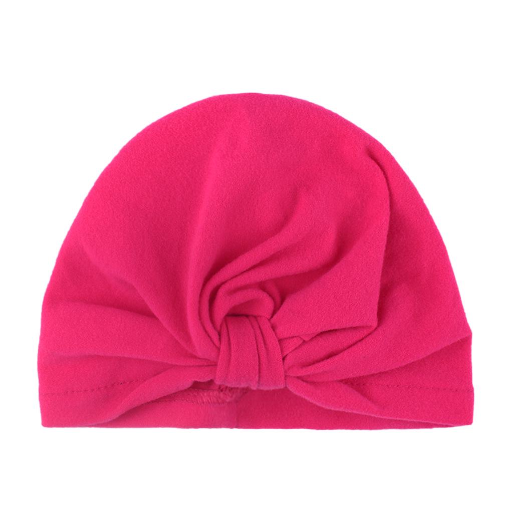 Bohemian-Style Baby Pullover Hat: Soft & Comfortable Knotted Infant Cap