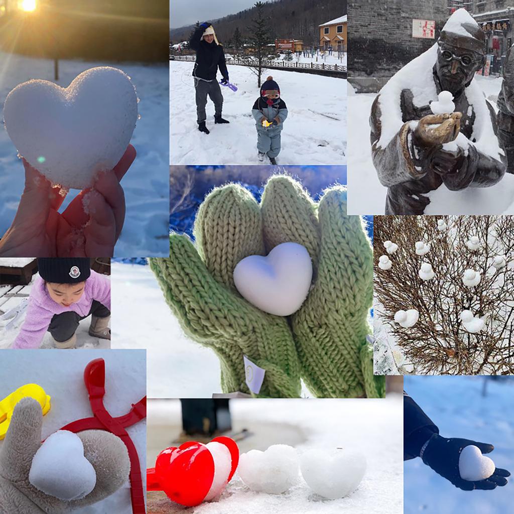 Kinder-Schneeball-Clip-Spielzeug, Küken-Clip Schneeball-Artefakt, Winter-Schneespiel-Werkzeug, Schneeballschlacht Interaktives Spielzeug