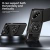 KEYSION Magnetic Phone Case for TECNO Pova 8 Pro 5G Slide Camera Protection Upright Kickstand 360° Ring Shockproof Back Cover