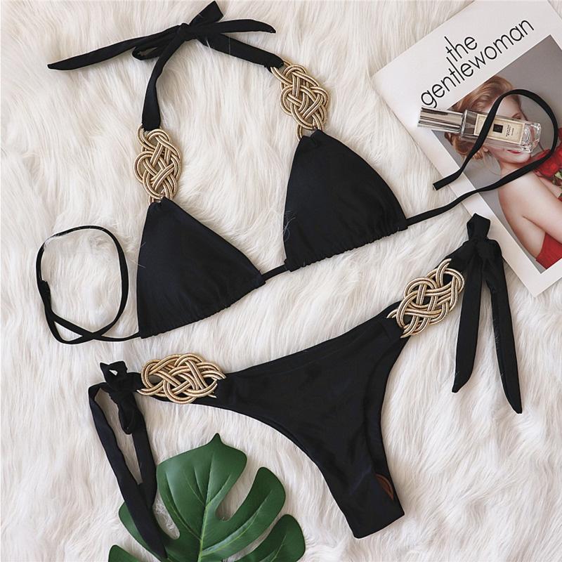 Black Sexy Bikinis 2026 Women's Swimwear Female Swimsuit Swimming Wear Bathing Suits Brazilian Bikini Set Beachwear Pool Bather