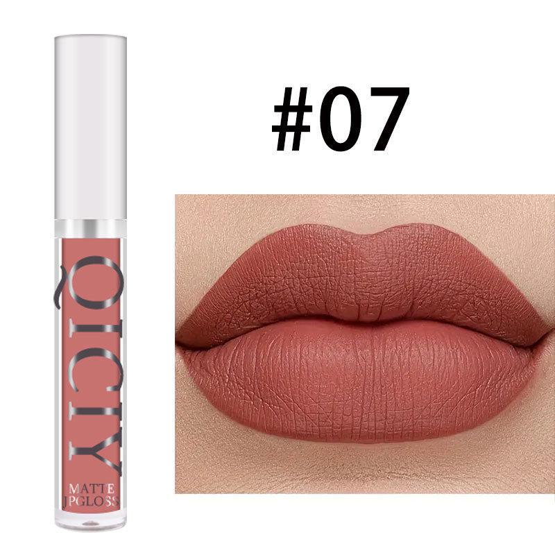 

Набор матовых помад QICI Velvet Lip Glaze — антипригарный, новый базовый продукт для макияжа null