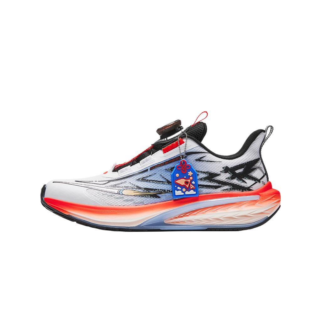 Anta Kids Running Series Hailang Casual Fashion Simple Versatile Running Shoes Kids Running Shoes White Danube-Blue 312535520-2