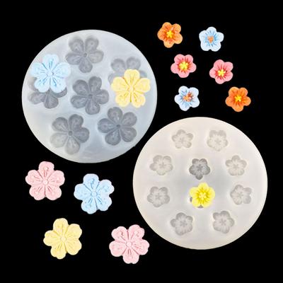 Blomma Tusensköna Silikon Sockerhantverk Form Harts Verktyg Cupcake Bakform Fondant Tårta Dekorationsverktyg