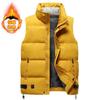 Feather Rong cotton vest men wish European and American sleeveless vest couple thickened warm jacket vest