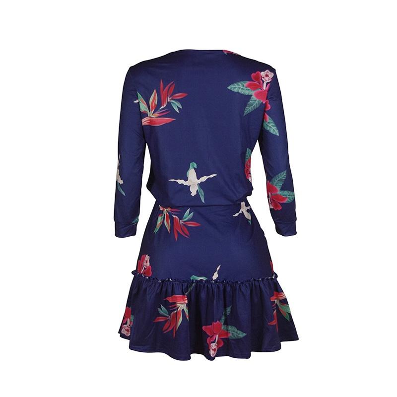 Premium Quality Fashion Women Long Sleeve Bodycon Casual Party Evening Mini Dress