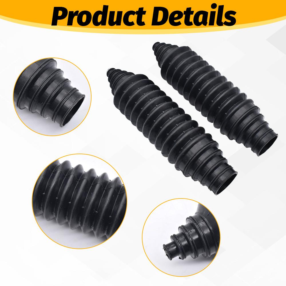 Universal Silicone Rack Pinion Steering Gaiter Pinion Boots+Cable Ties+Clamp Kit For Rack Steering Boot Gaiter And Pinion Boot