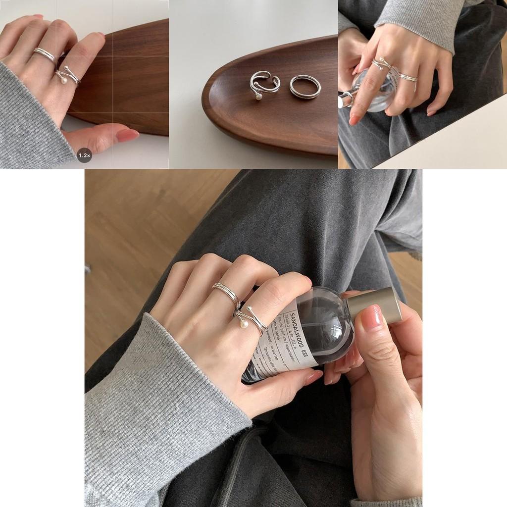Sleek Minimalist Copper Ring For Women Geometric Shape Adjustable Stylish Chic Jewelry