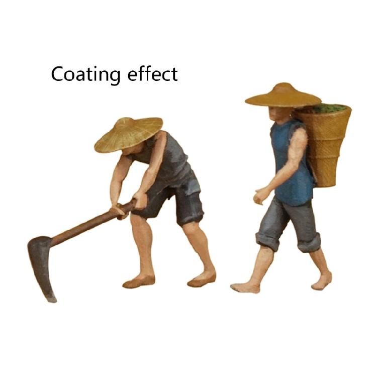 Enhances Miniature World 1/87 Scale DIY Resins Farm Scene Figures, Realistic Detailing for Collectors