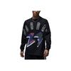 Jordan Flight MVP 85 Letter Print Sport Casual Crew Neck Long Sleeve Drop Shoulder T-Shirt Men Tops Black FD6944-010