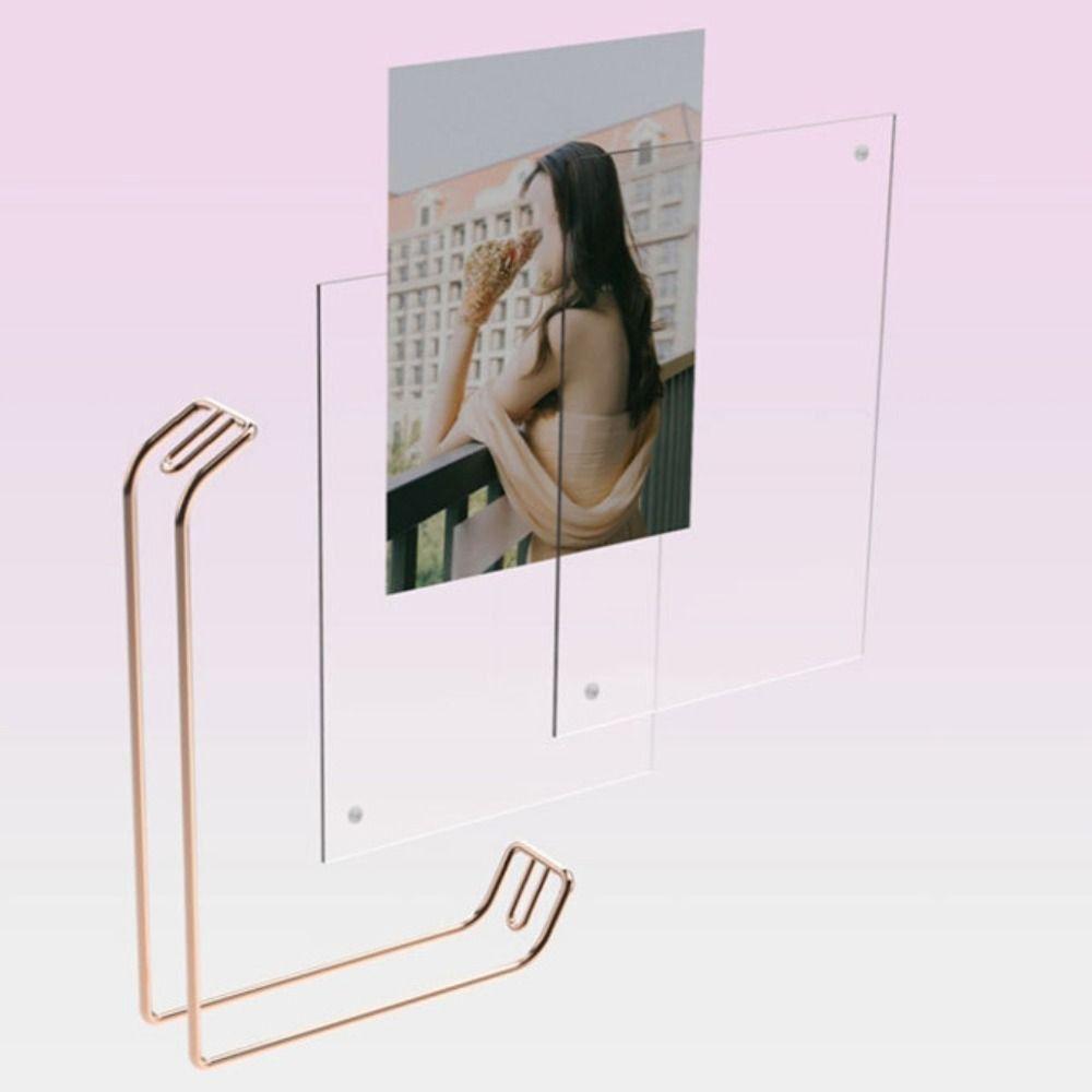 Creative Picture Frame Metal Photo Albums Home Decoration Photo Frame Stand  Picture Storage