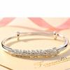 Pretty Charms Phoenix Bangles 999 Stamp Silver Cuff Bracelets for Women Fashion Party Wedding Accessories Jewelry Gifts
