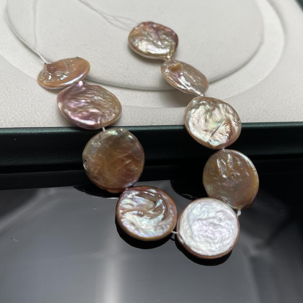 DIY Jewelry Accesorry Round Baroque Pearl 20mm For Jewelry Making DIY Necklace Earrings Bracelet Accessory Length 18cm