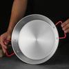 18–24 cm langlebige Bratpfannen aus Edelstahl mit Doppelohr, spanischer Paella-Topf, antihaftbeschichtete Kochtöpfe für die Küche, Küchengeschirr