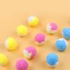 12pcs for Cat Toy Balls 1.8" Soft Kitten Pompon Ball Toys Interactive Playing