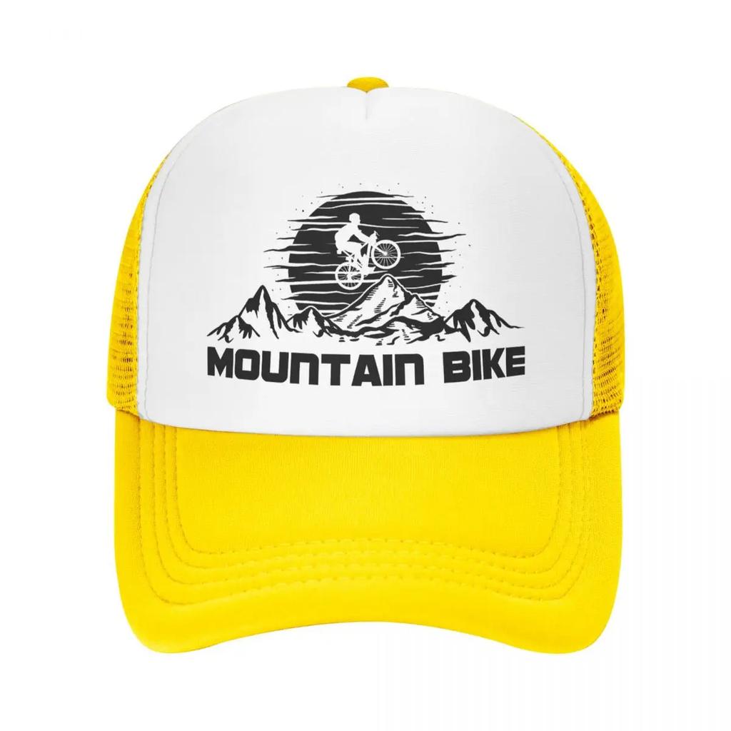 Custom Mountain Bike Baseball Cap for Unisex Women Adjustable MTB Bicycle Cyclist Biker Trucker Hat Sports Snapback Dad Hats
