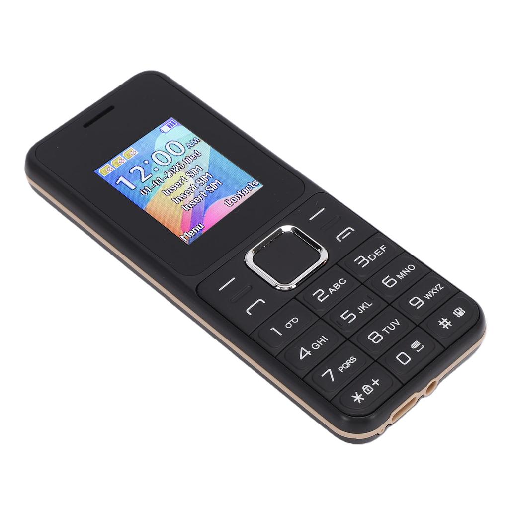 2G Unlocked Cell Phone Big Button Triple SIM Senior Phone with 1.77 Inch Screen 3800mAh Battery SOS Button MP3 Call SMS