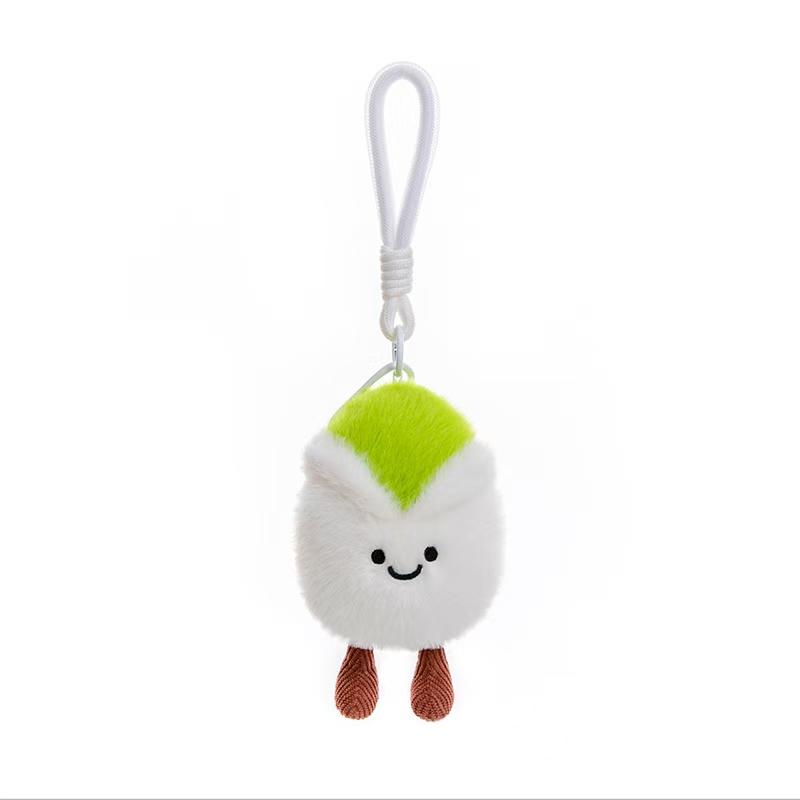 Cute Nut Plush Toy Keychain Assorted Styles Including Pistachio,Sunflower Seeds & Peanut,Soft Stuffed Plush Keyring Bags Gift