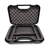 Strong Plastic Microphone Travel Case with Shock Absorbing Interior & Secure Locking Mechanism for Device Transportation