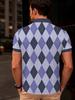 Printed Design – Not Textured Summer Men's Casual Breathable Short-Sleeve T-Shirt, Men's Clothing BM14 Men's Short Sleeve - Casual Summer Golf and