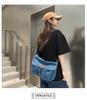 2023 Summer Hong Kong Style Versatile Denim Crossbody Bag for Women - Japanese & Korean Student Fashion
