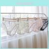 Stylish N8065 Lace-trimmed Sweetheart Breathable Nylon Women's Panties For Summer Comfort