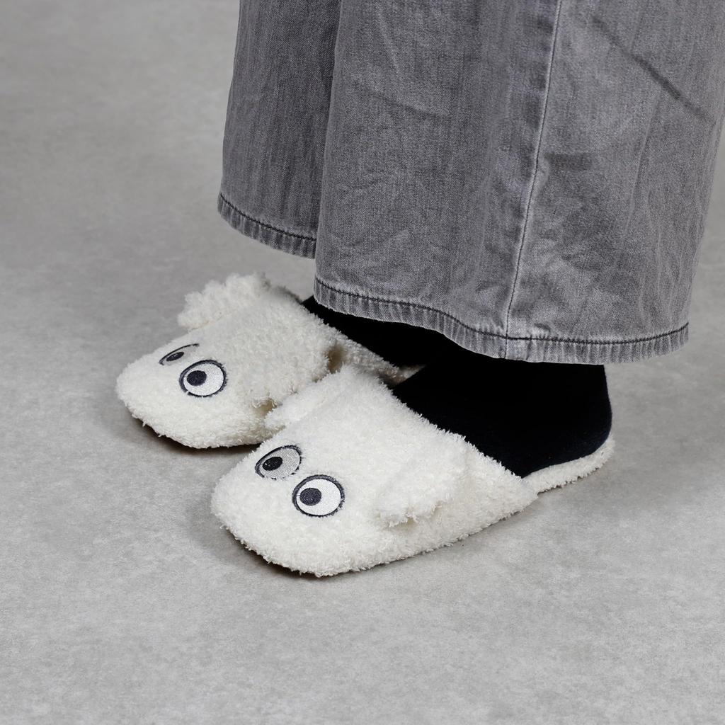 Marushin Moomin Gesicht Hausschuhe / Hattifatteners Strickstoff Flauschig 1445032600