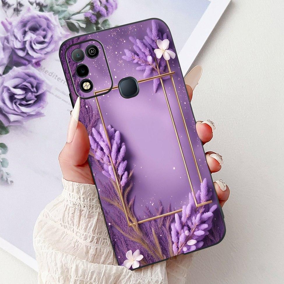 For Infinix Hot 10 X682C 10s X689B 10play X688C Back Cover For Infinix Hot 10 Play Case Shockproof Fashion Cute Cartoon Silicone