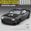 1:18 Dodge Challenger Srt Hellcat Coche Musculoso Americano Moderno Modelo de Coche de Fundición a Presión de Aleación Sonido y Luz Coleccionables Regalos de Cumpleaños