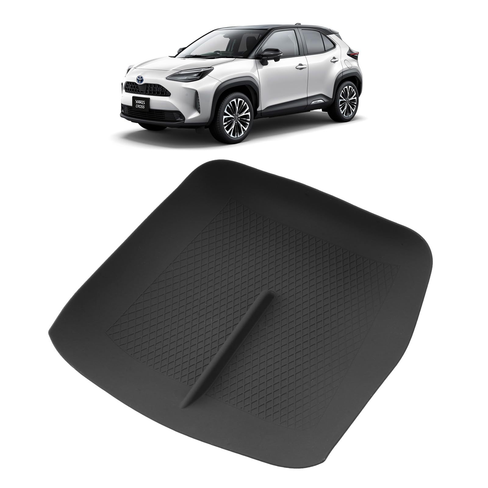 

Ruiya Лоток на центральную консоль для Toyota Yaris Cross и Этот силиконовый ящик для хранения идеально подходит для хранения мелких предметов и других Сделано из кремнезема это