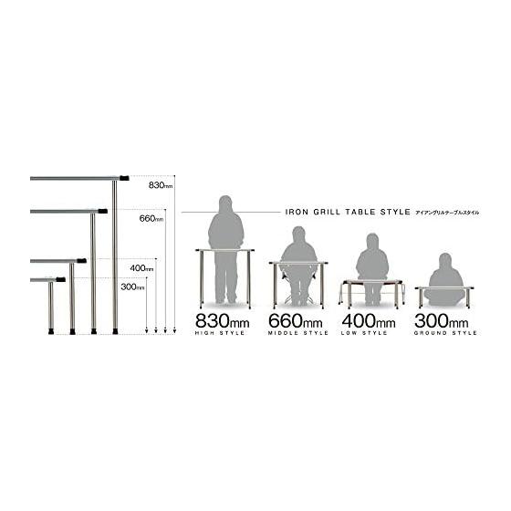 Snow Peak IGT Frame Iron Grill Table (CK-149/CK-150) Camping Outdoor Table Storage Case